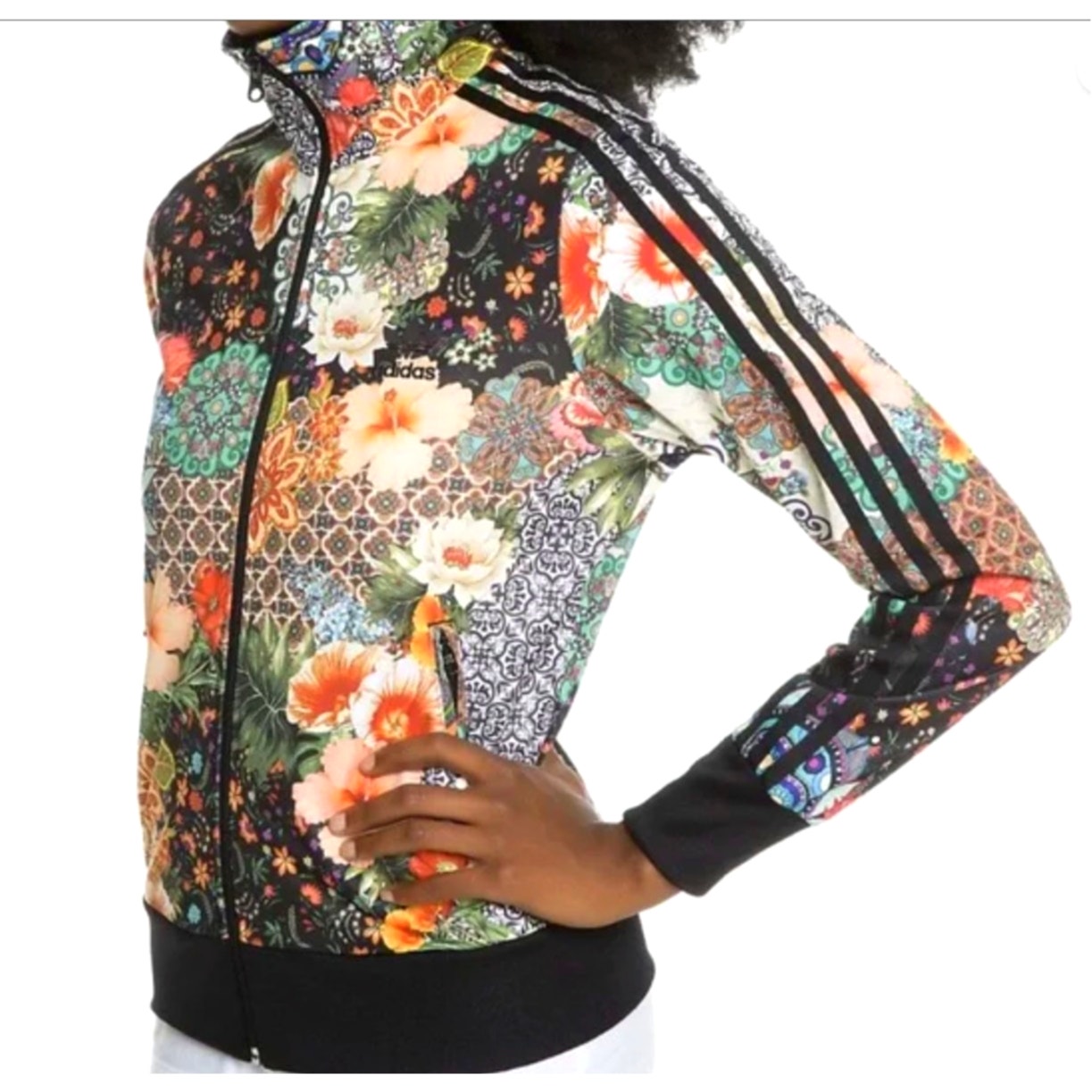 NWOT Adidas Originals Jardim Agharta Firebird Floral Track Jacket Size Medium