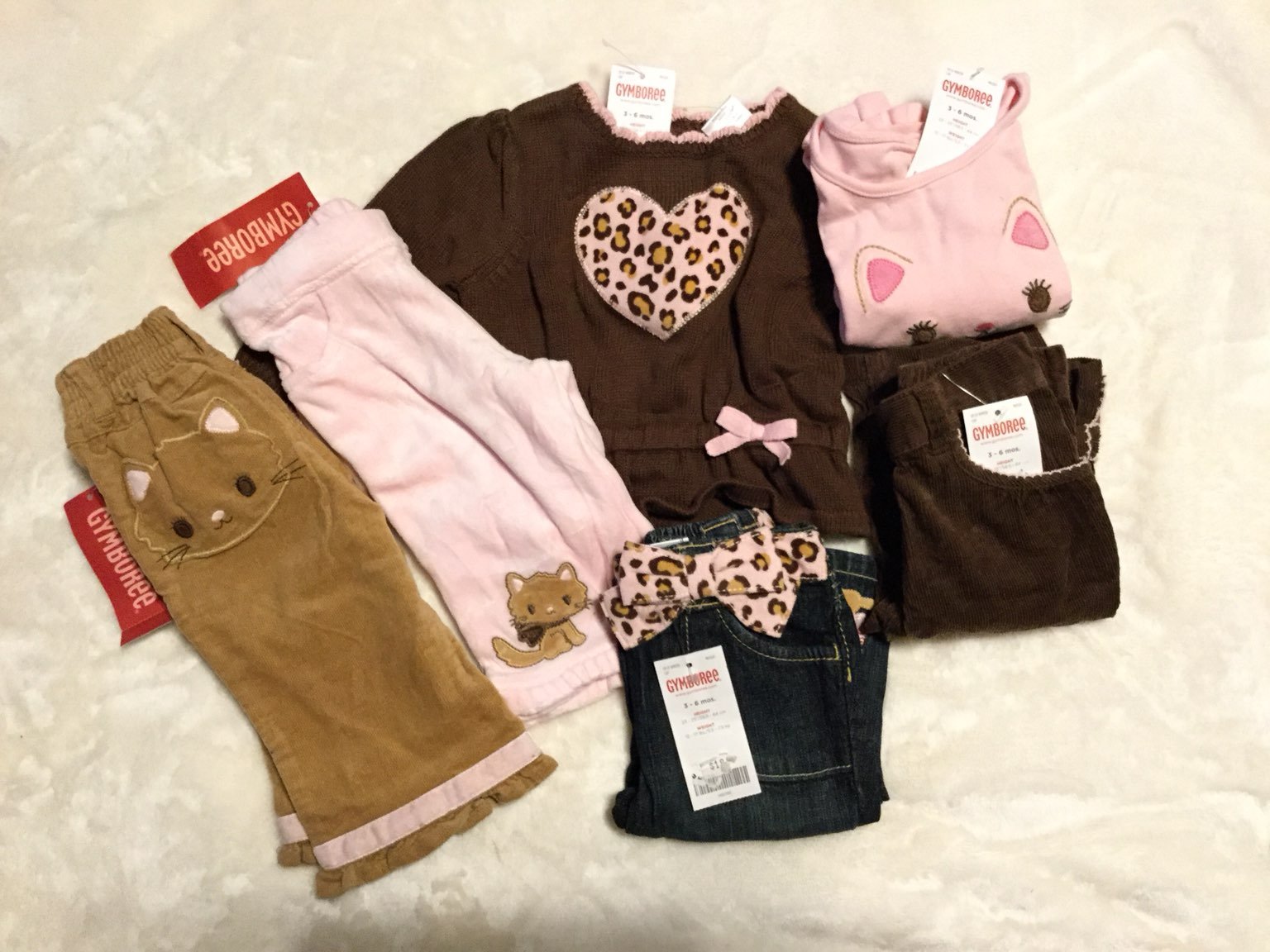 Gymboree Kitty Glamour Sweater Top Pants