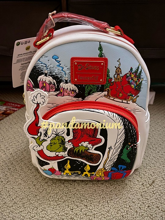 LOUNGEFLY Grinch Mini Backpack