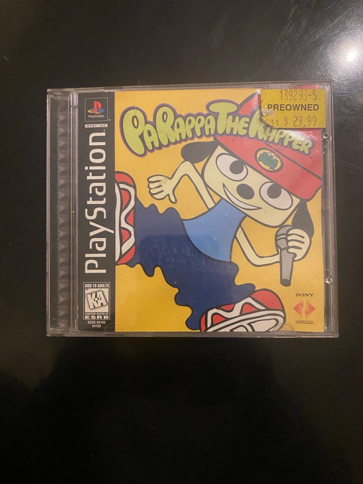 Playstation game Parapper the rapper