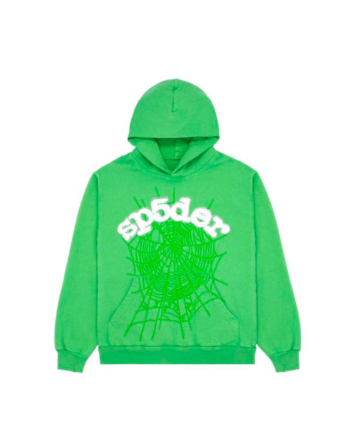 Sp5der Hoodie Web “Slime Green”