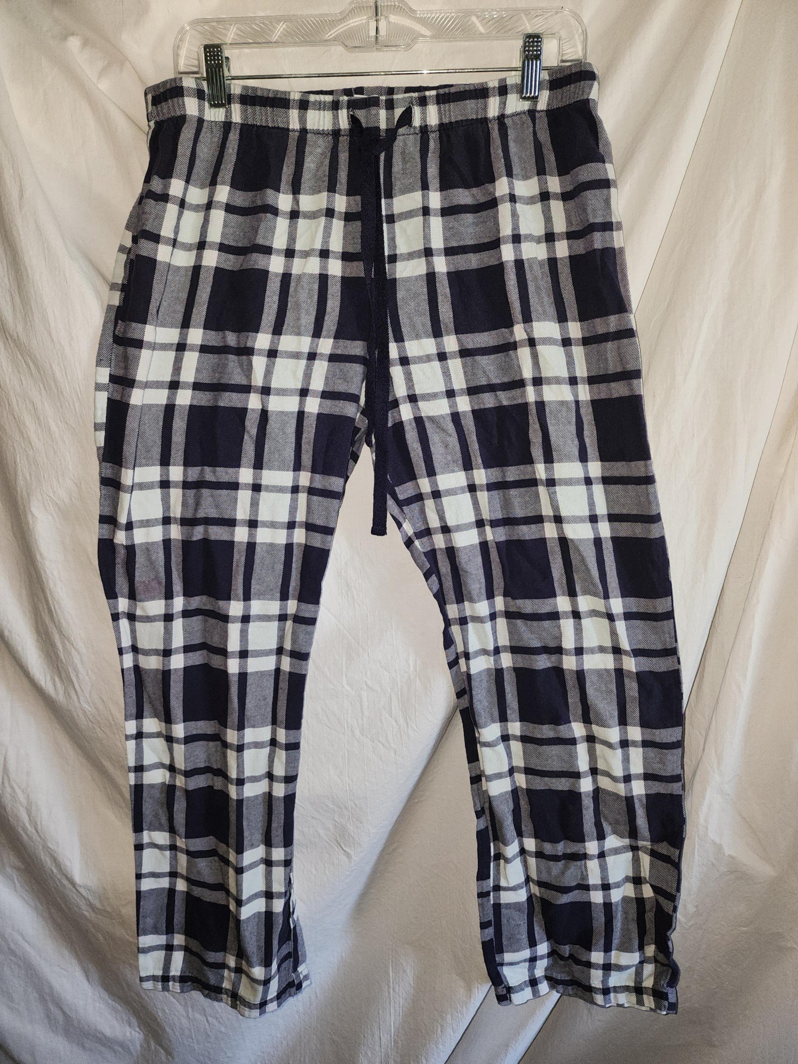 Sonoma womens size medium blue plaid sleep pants