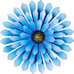 Metal Flowers Wall Decor Metal Wall Art Metal Wall Decor Hanging Blue
