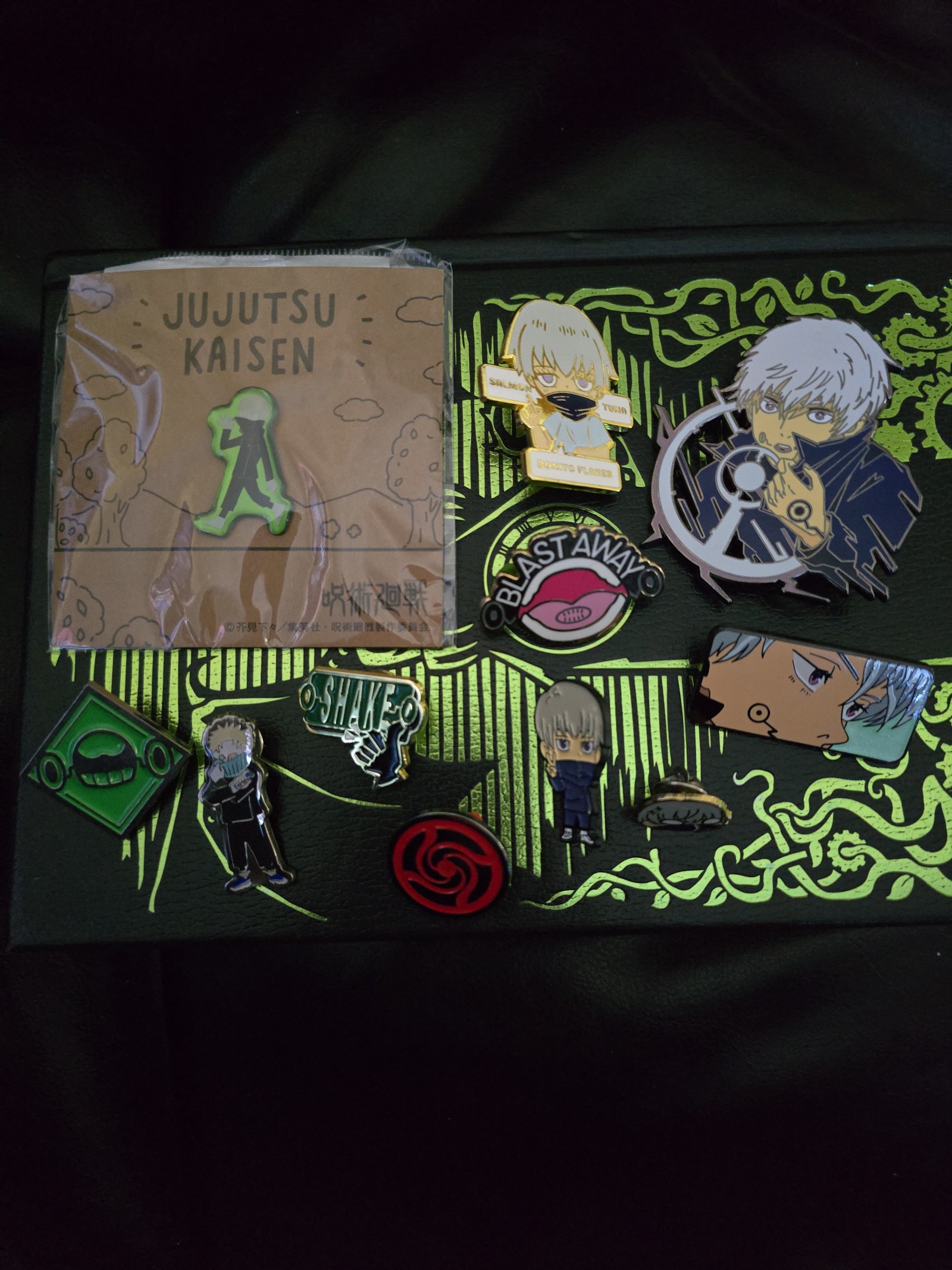 Toge Inumaki pin collection