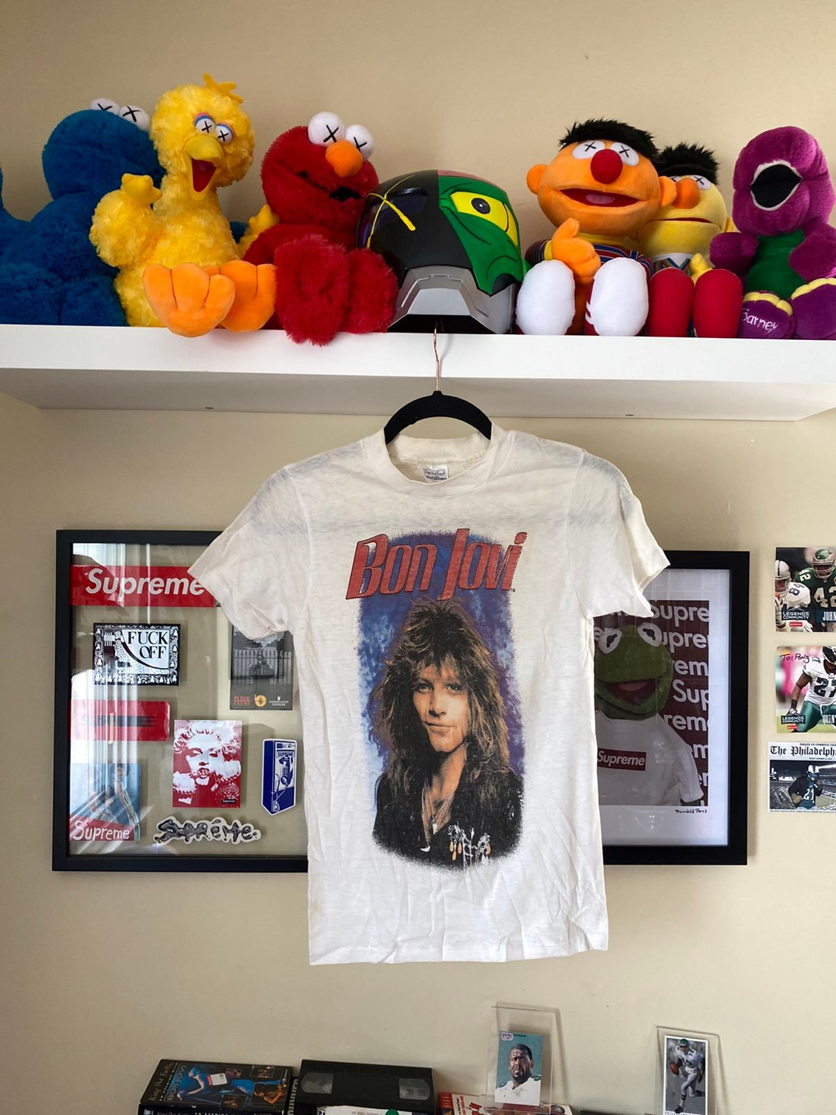 Vintage 80s Jon Bon Jovi Single stitched made in USA by Spring Ford Sportswear