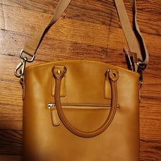 Insulated Two Bottle Leather Wine Tote Bag – Camel