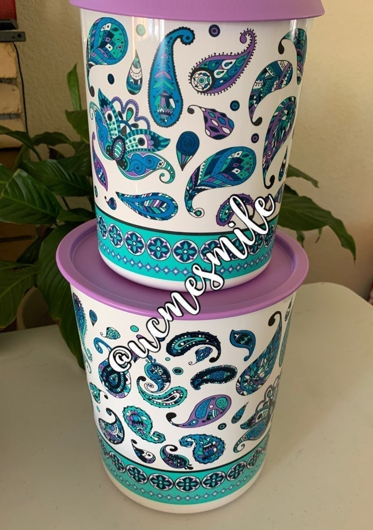 Tupperware Mandala Canister Set
