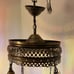 Handmade turkish hanging lamp 4 globes
