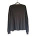 Men's Toscano V neck Long Sleeve Shirt Cuffs Ribbing Hem Large