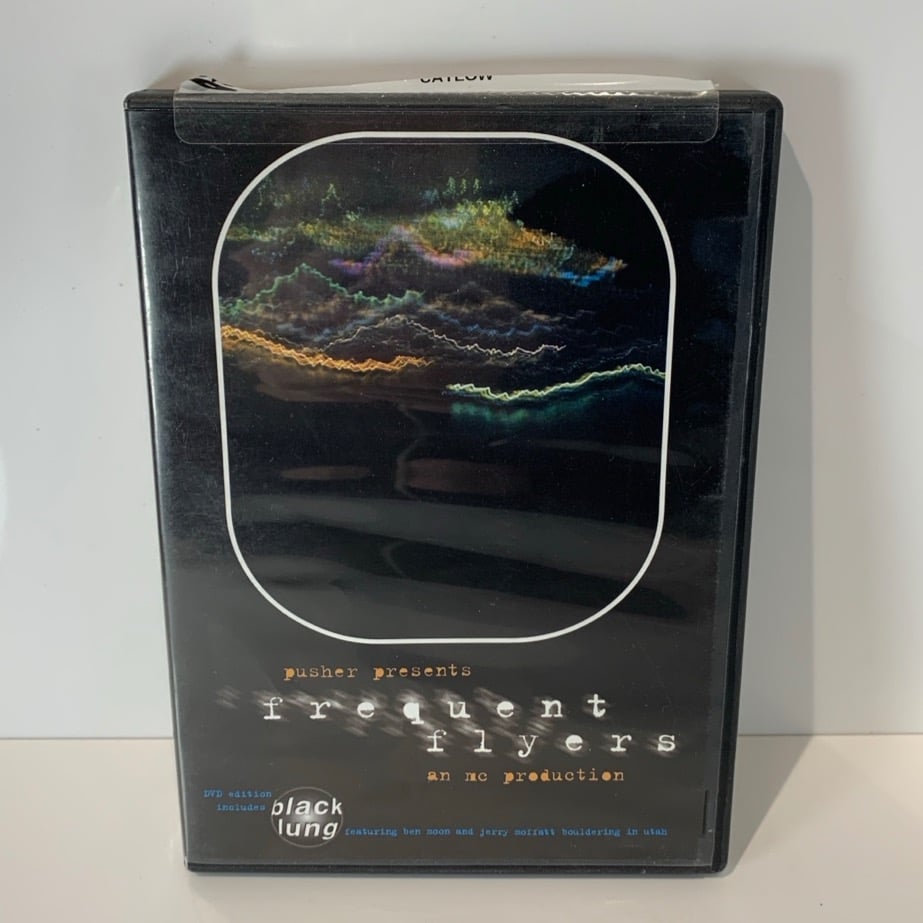Vintage: Pusher 'Frequent Flyers' Film + 'Black Lung' Bouldering DVD (Est 2000)