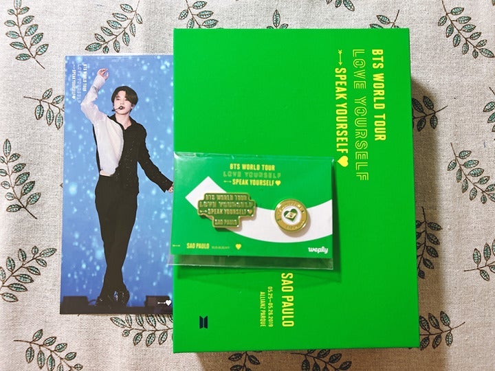 BTS World Tour Love Yourself Sao Paulo DVD JIMIN Book Mark Full set Include Pins