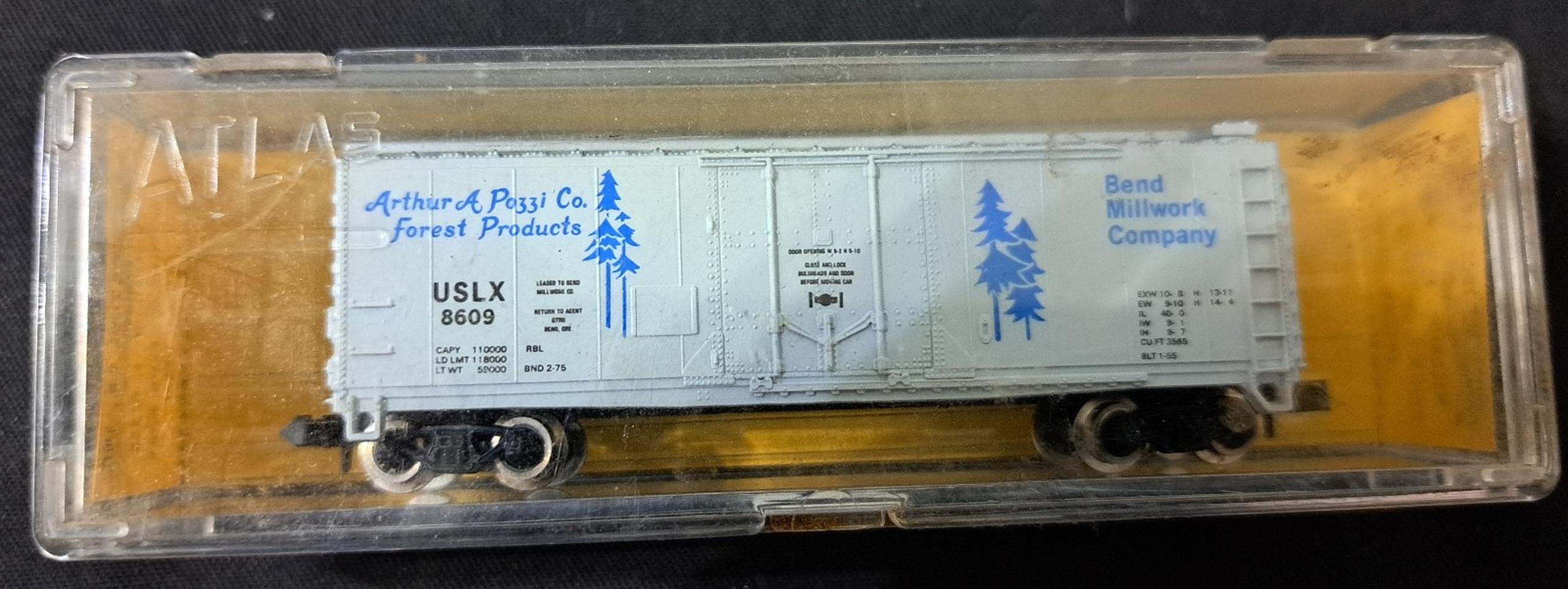 Vintage Bachman N Scale Bend Milwork Company Train Car