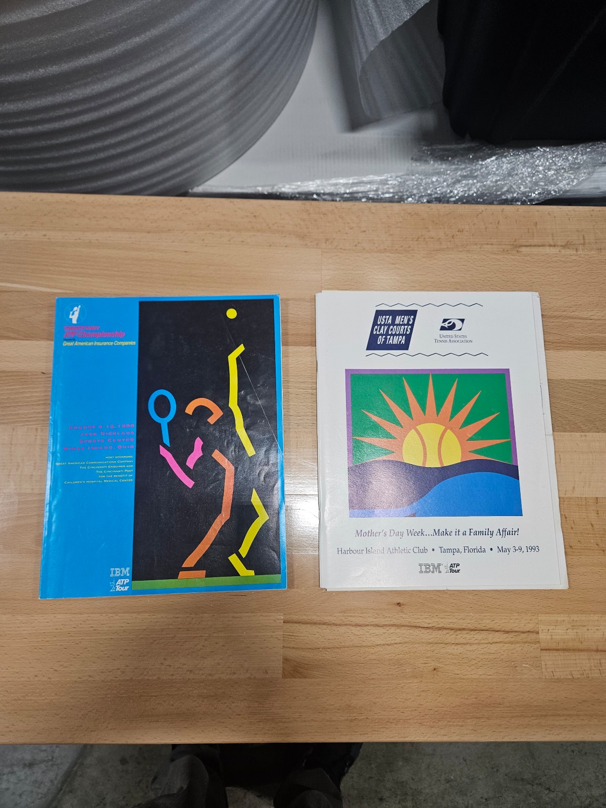 Thriftway ATP Championship 1990 & USTA Mother's Day Week 1993 Official Programs