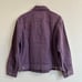 Famous Bas Purple Denim Jacket L Vintage