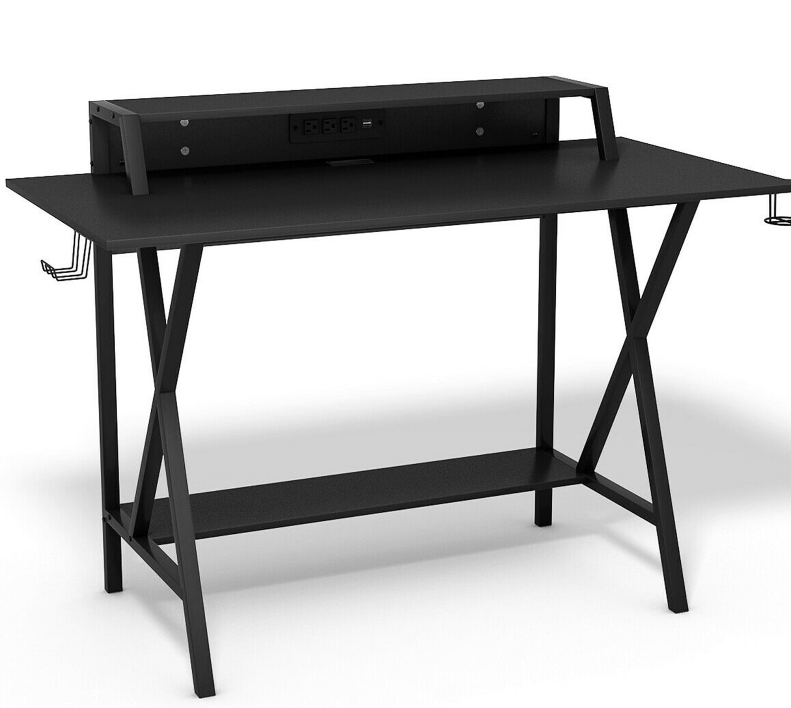 Gaming Desk All-In-One Professional Gamer Desk Cup, Black, New Gaming Desks