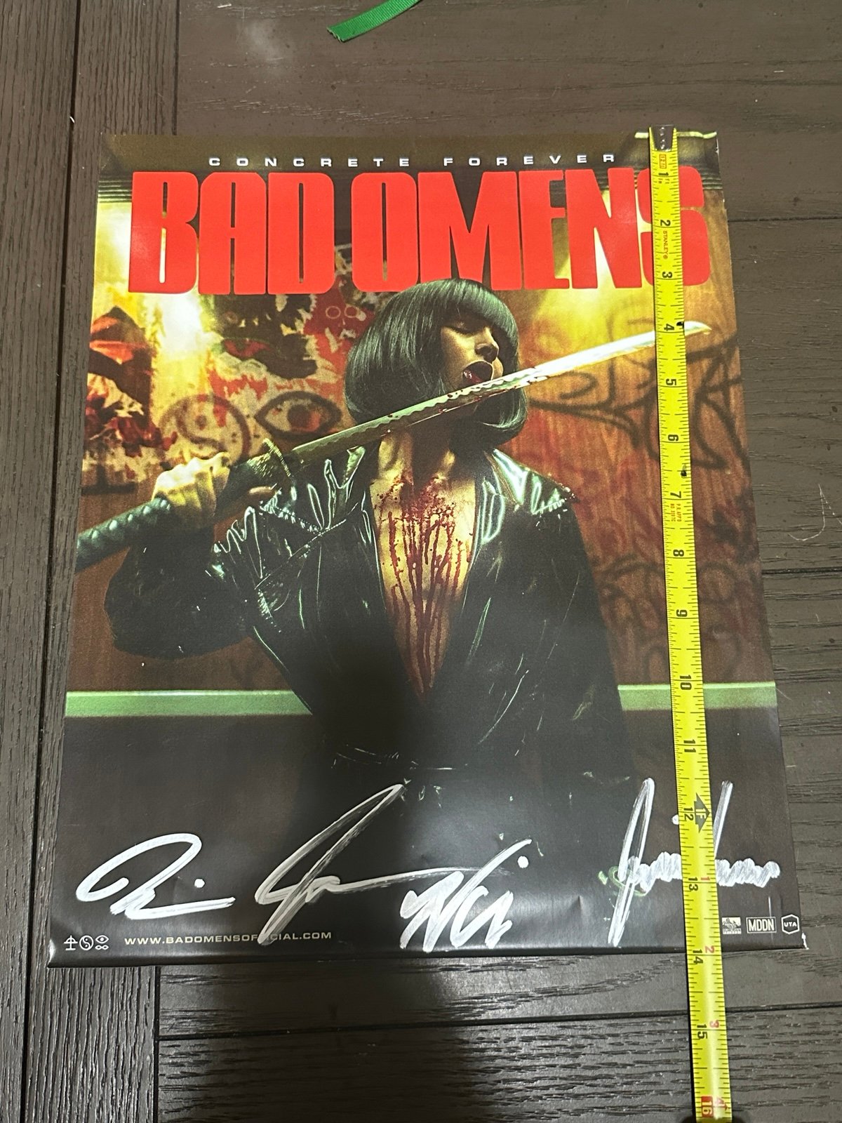 Bad Omens *Signed* 11x14 Concrete Forever Tour VIP Poster