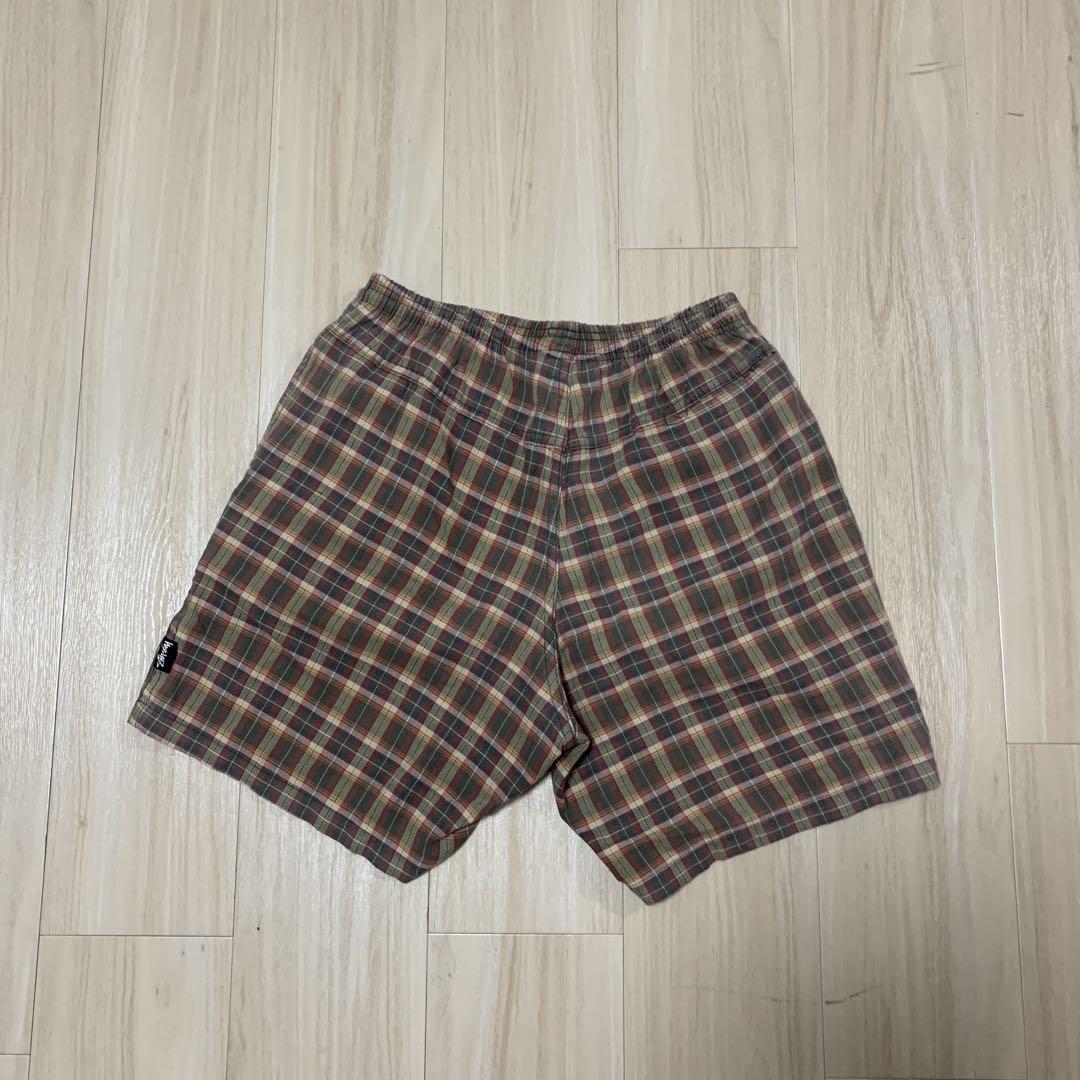 海外最新 80s shorts check Stüssy パンツ