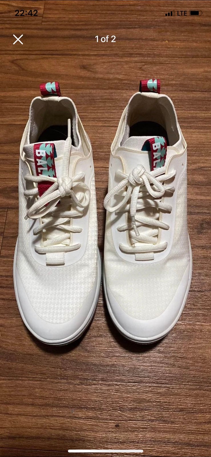 Bala healthcare/nursing shoes, women’s white, size 8.5