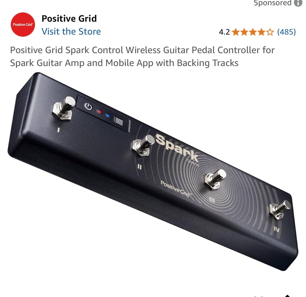 Positive grid pedal control