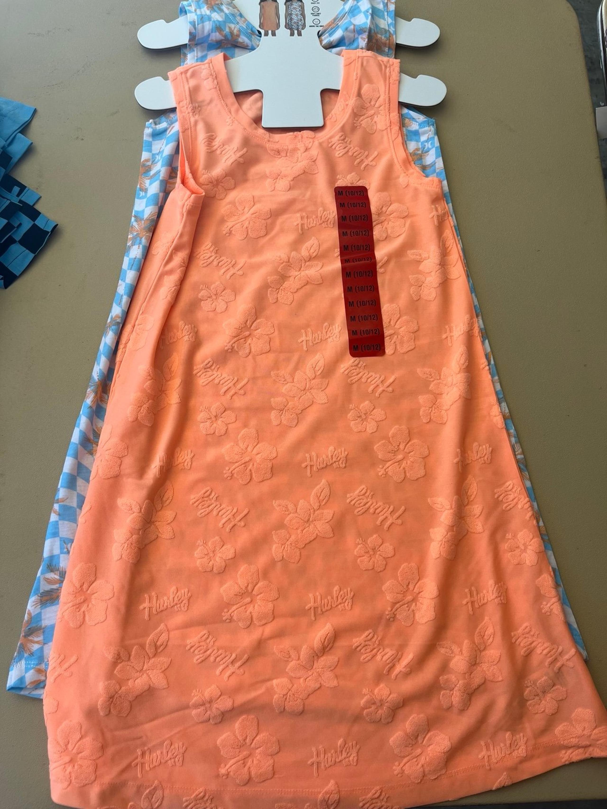 Brand New Girls Size Medium 10/12 Hurley Hawaiian Dresses