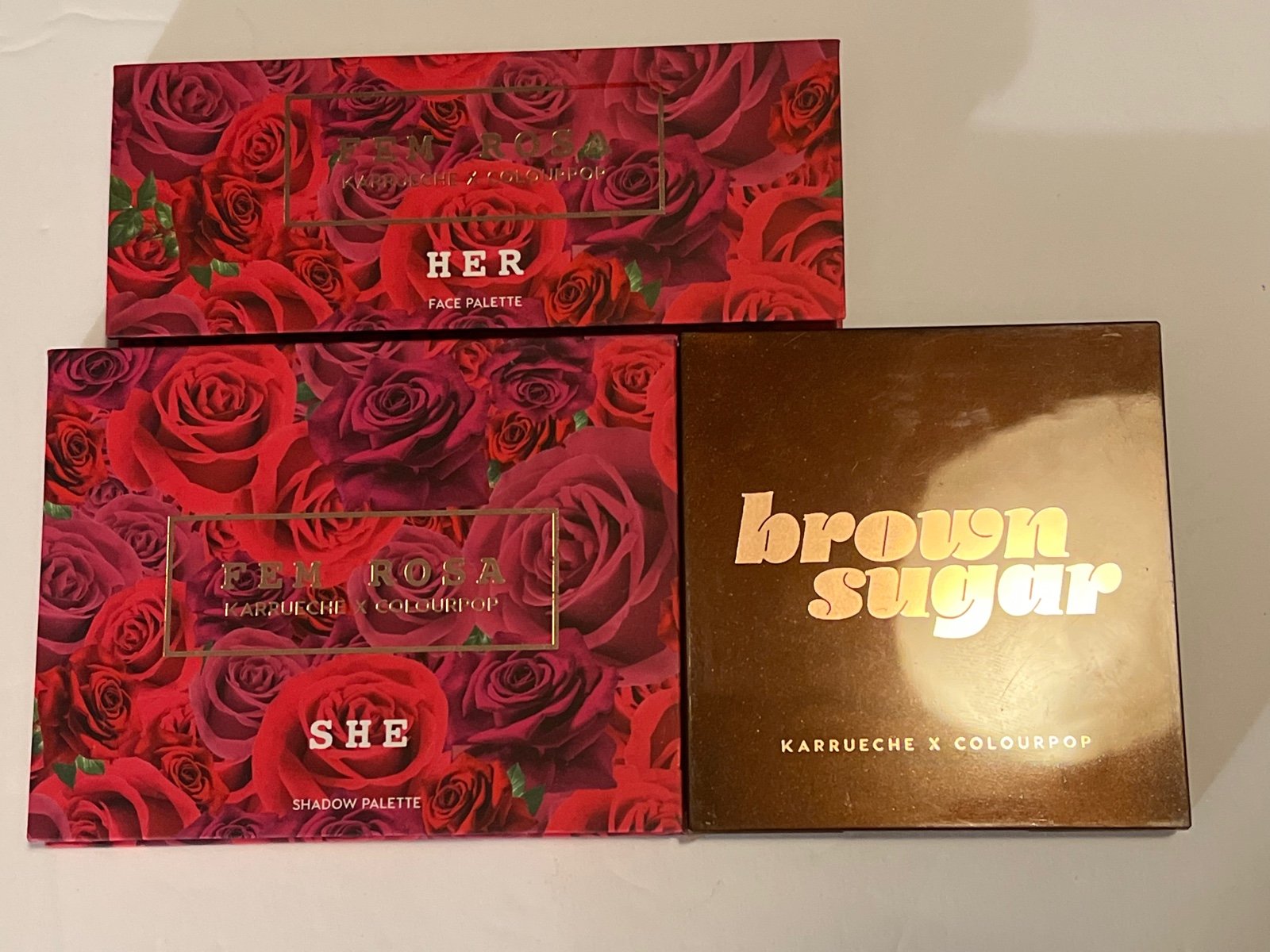 ColourPop Cosmetics X Karrueche Eyeshadow & Face Palette Collection (3 pc Set)