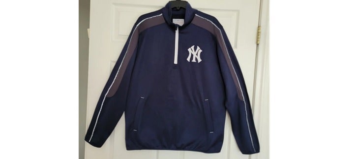 New York Yankees MLB General Merchandise Quarter Zip Jacket GIII By Carl Banks