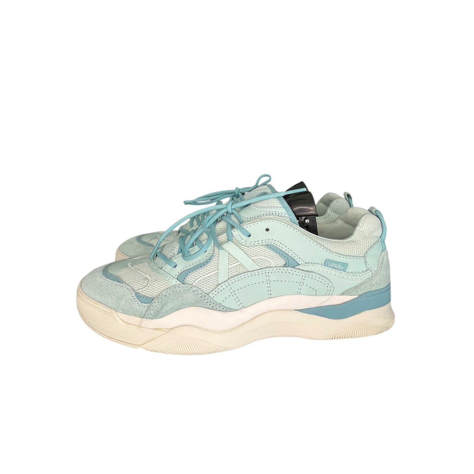 Vans Mens Varix UltraCush Lite Light Blue Lace-Up Sneakers Shoes Size 12