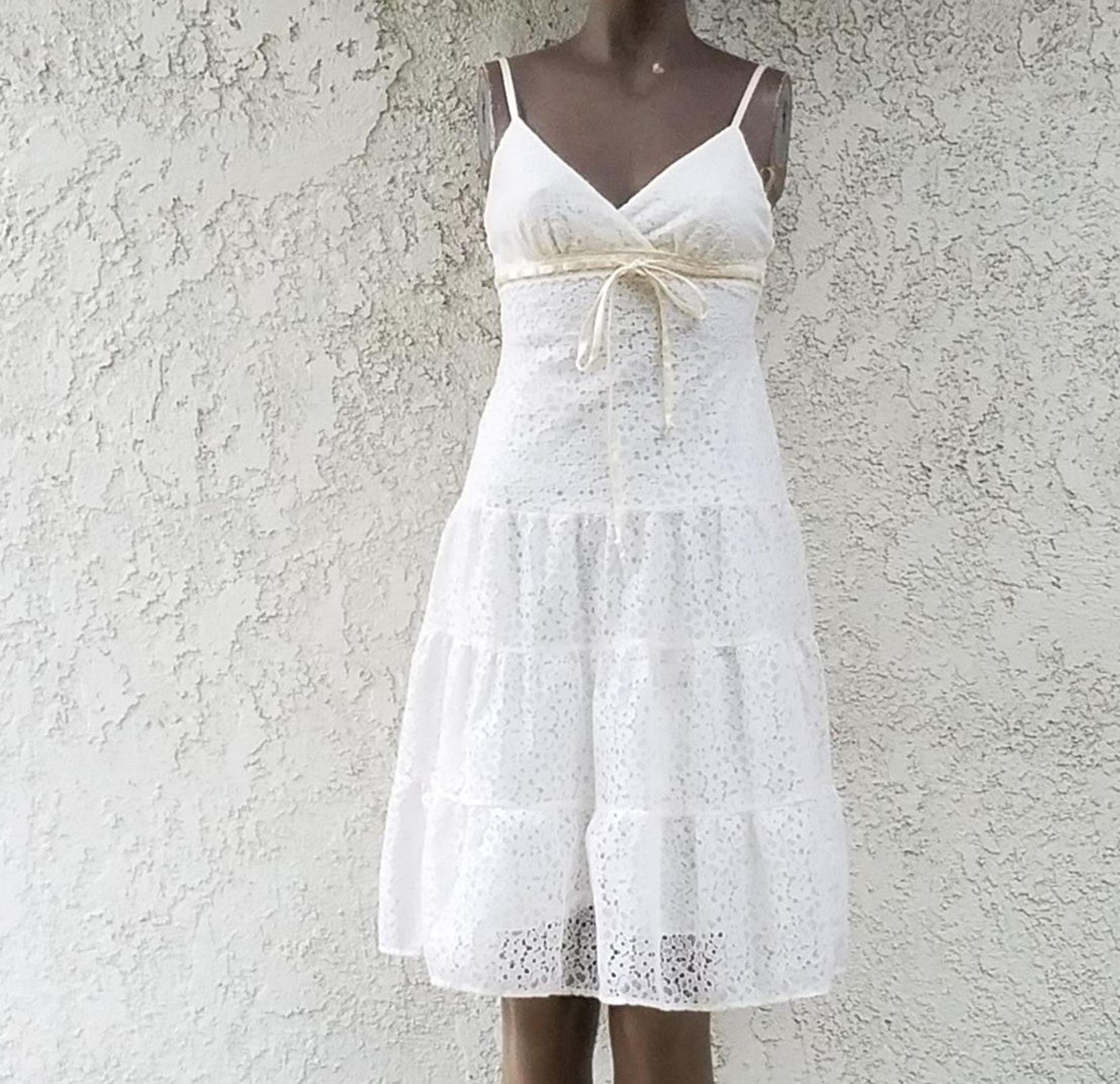Lovely White Lace Dress