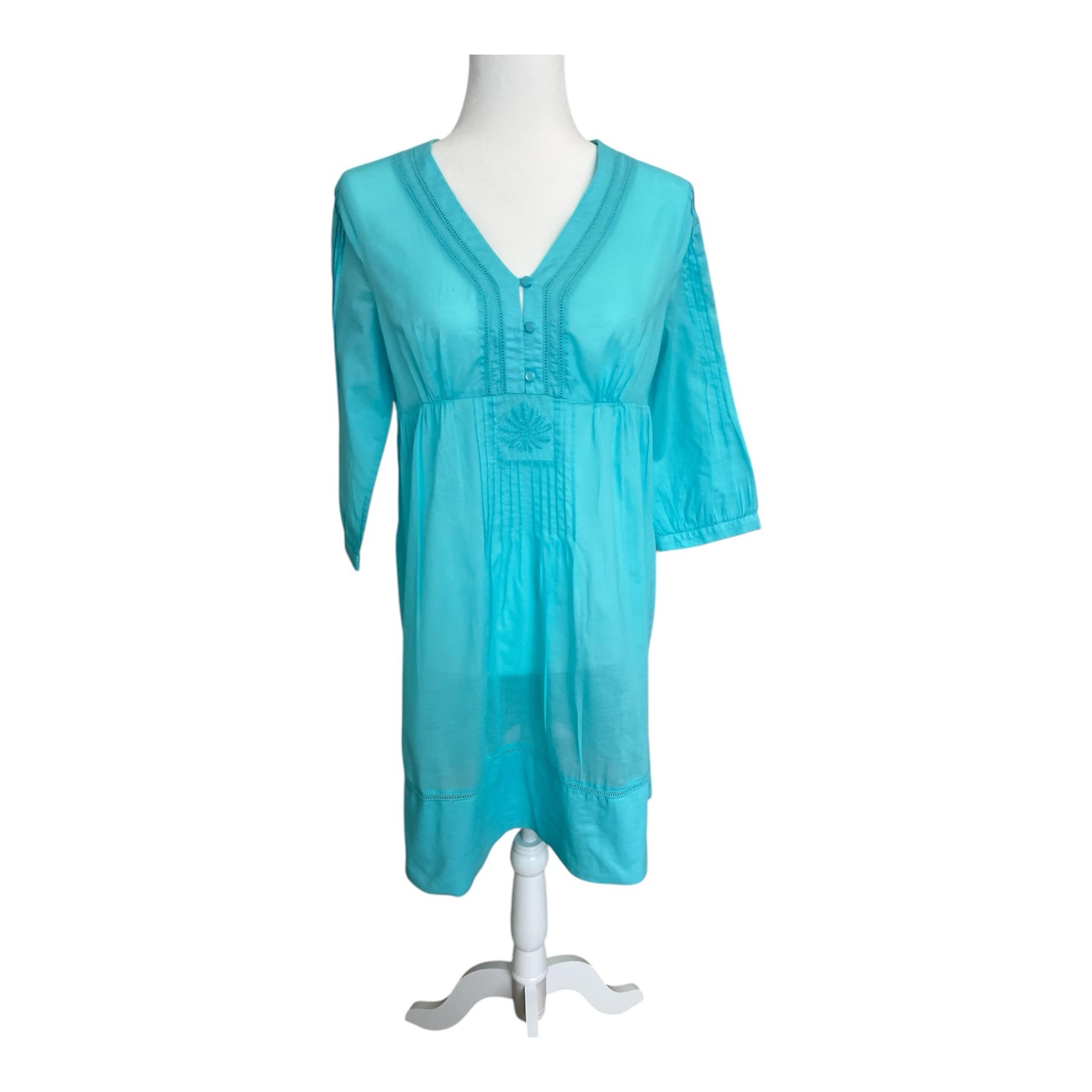 Lilly Pulitzer Babydoll Dress / Swim Cover Up - Blue Aqua - Size S