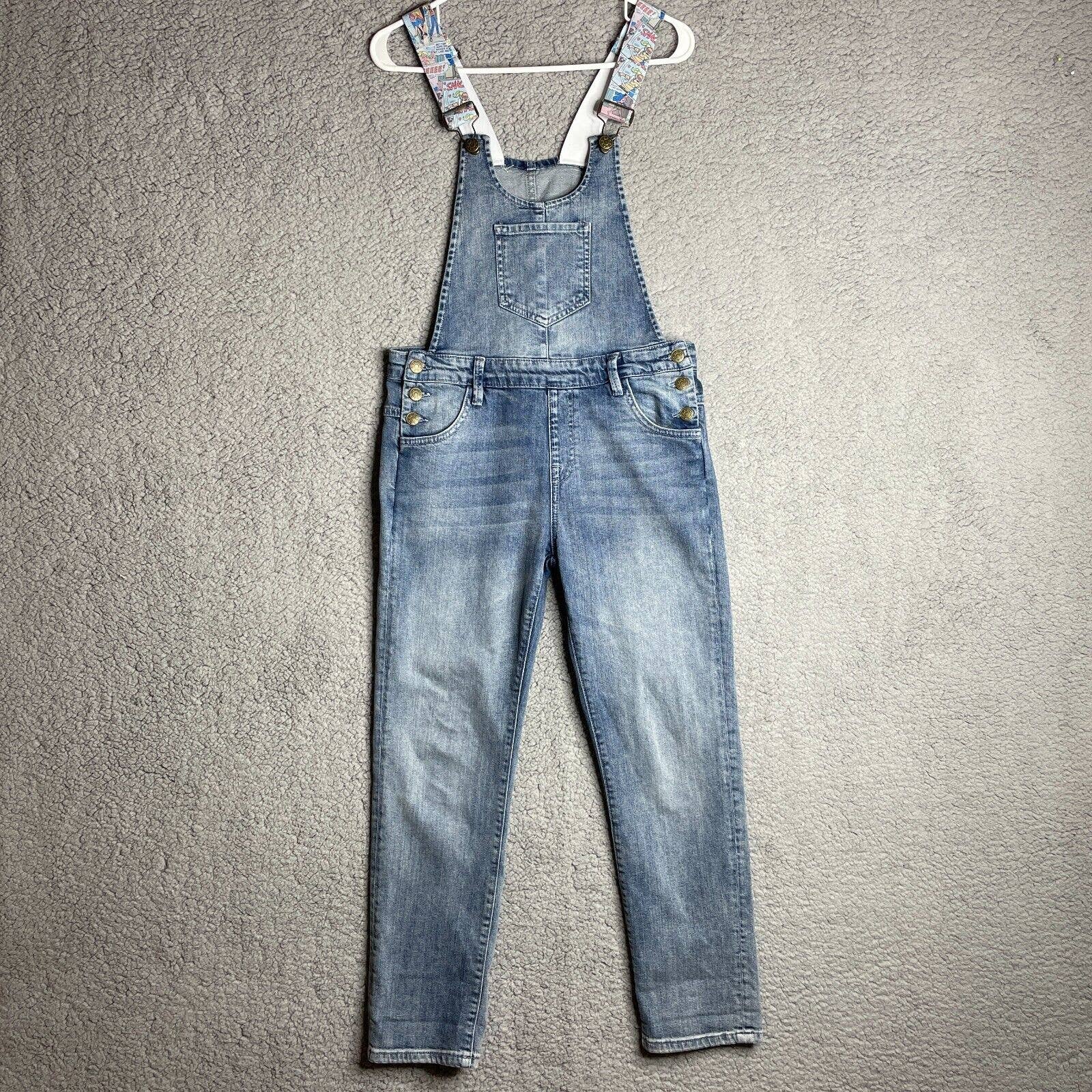 Rare Betty And Veronica By Rachel Antonoff Comic Strip Jean Overalls Size S