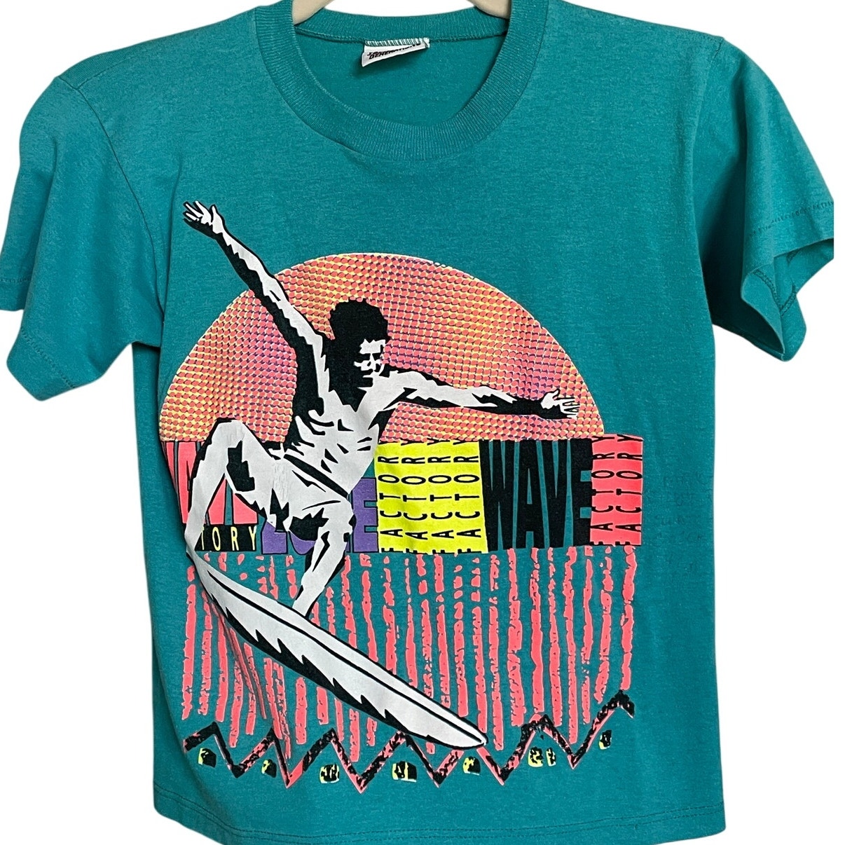 Vintage 80s Youth Tomorrow's Generation Surf Wave T Shirt
