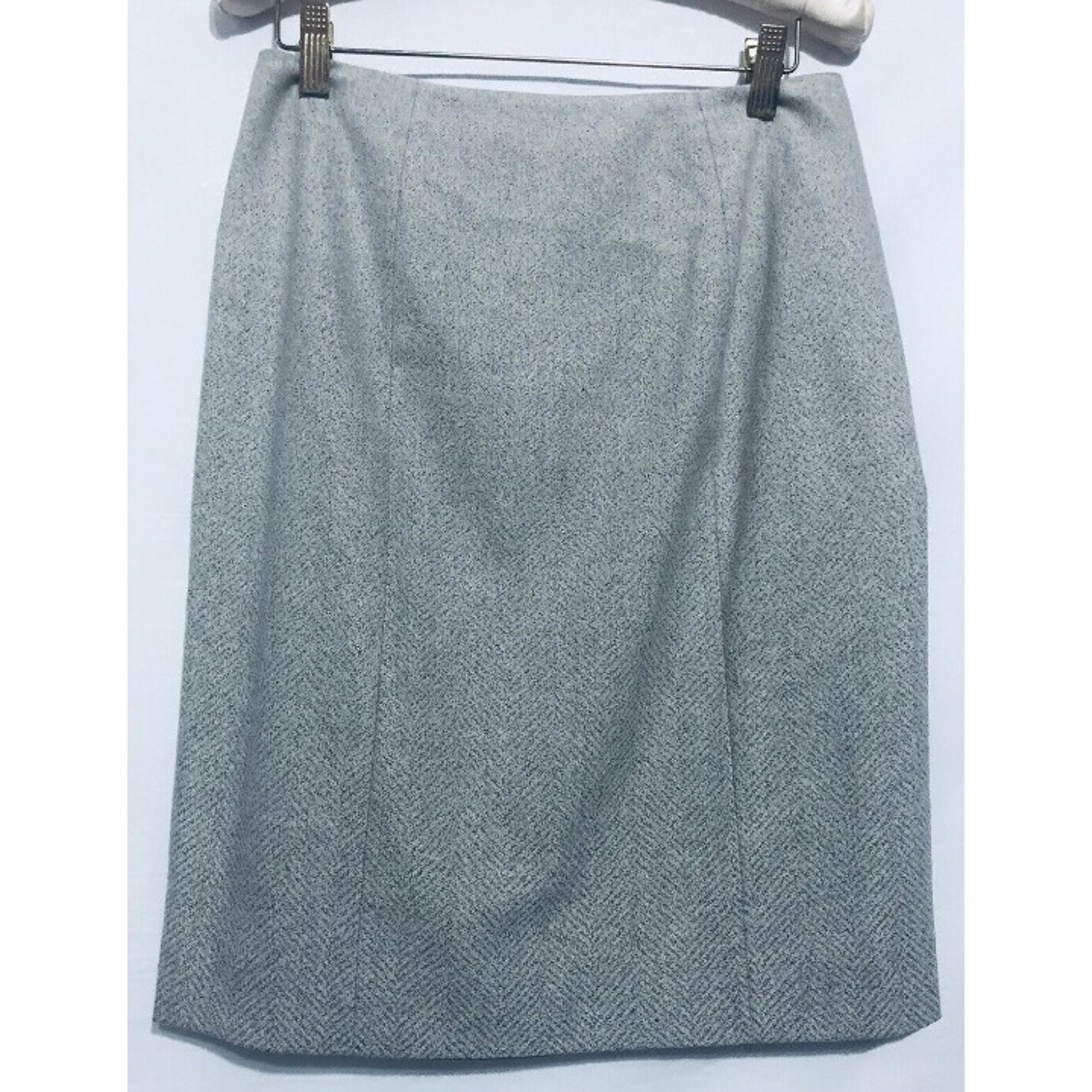 Antonio Melani Womens Size 4 Beige High Waist Pencil Skirt Lined Stretch