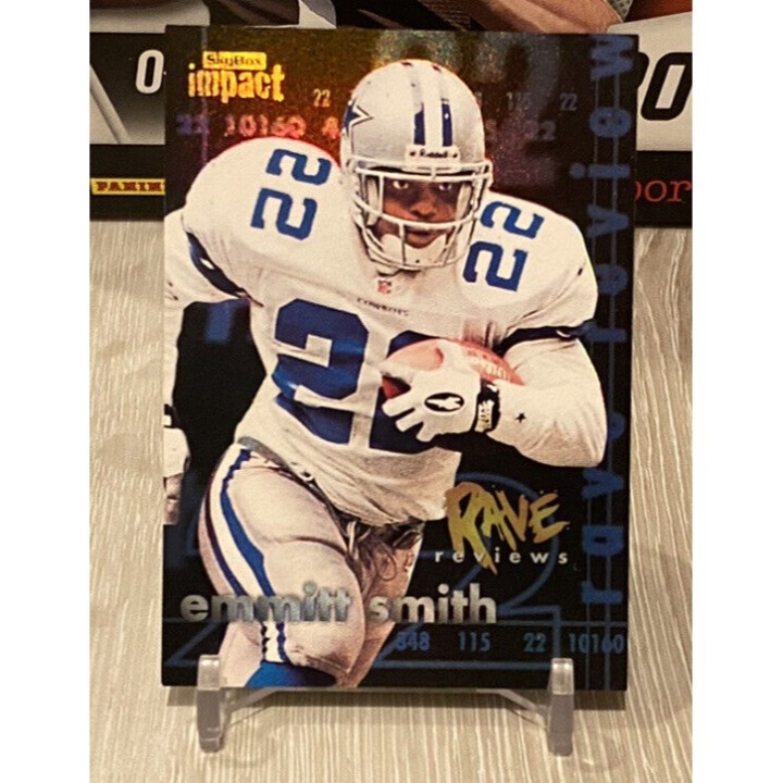 1997 Emmitt Smith SkyBox Impact Rave Reviews SSP Dallas Cowboys VERY RARE