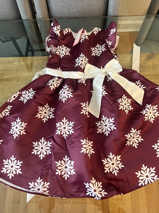 Beautiful SNOWFLAKE HOLIDAY Dress