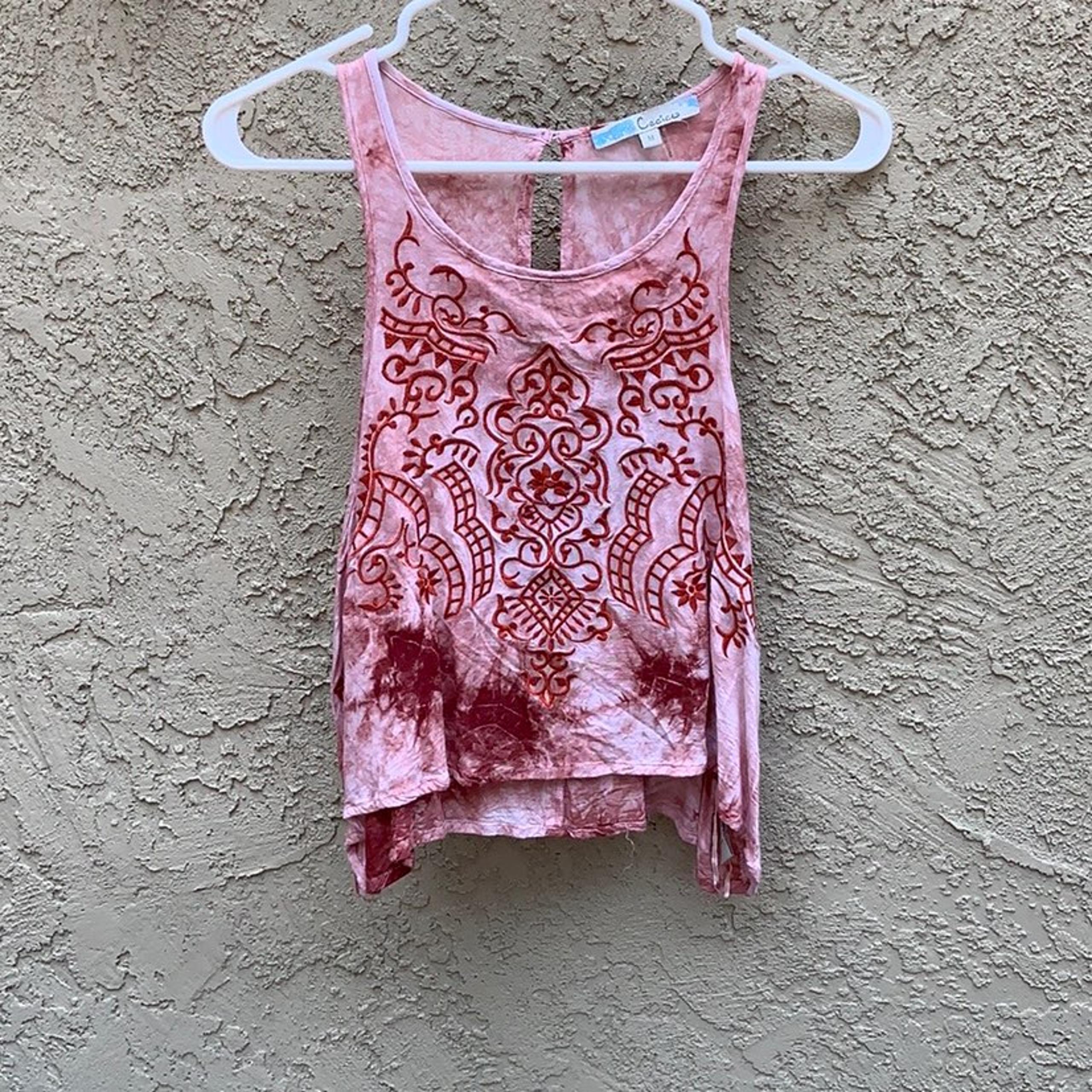 Francesca's tie dye tank top