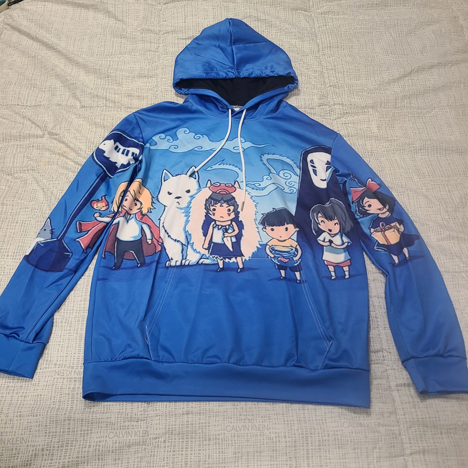 STUDIO GHIBLI CHARACTER HOODIE SIZE L Y2K EXCELLENT CONDITION