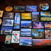 24 Pc. Assorted US Landscape Cities Souvenir Refrigerator Magnets