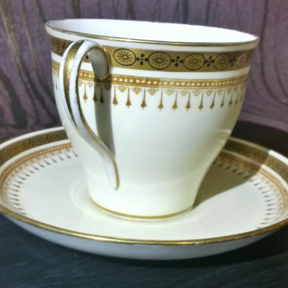 Antique Minton bone tea cup & saucer