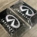 Infiniti black Brand New Front Vanity Metal Plate Frame Holder (2 Pack)