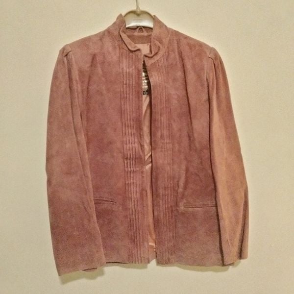 Genuine vintage jacket 100% genuine suede exterior