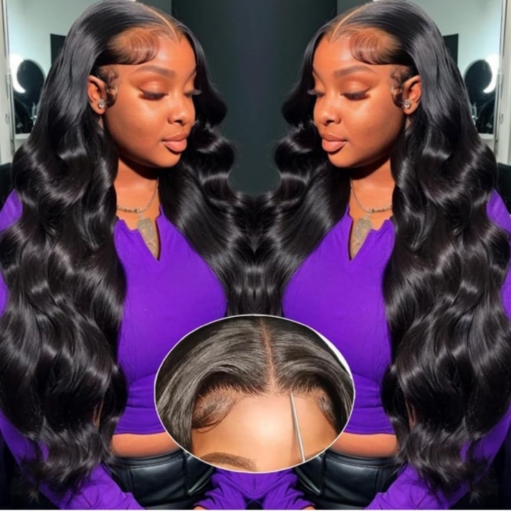 28 Inch 5x5 Wear and Go Glueless Wigs Human Hair