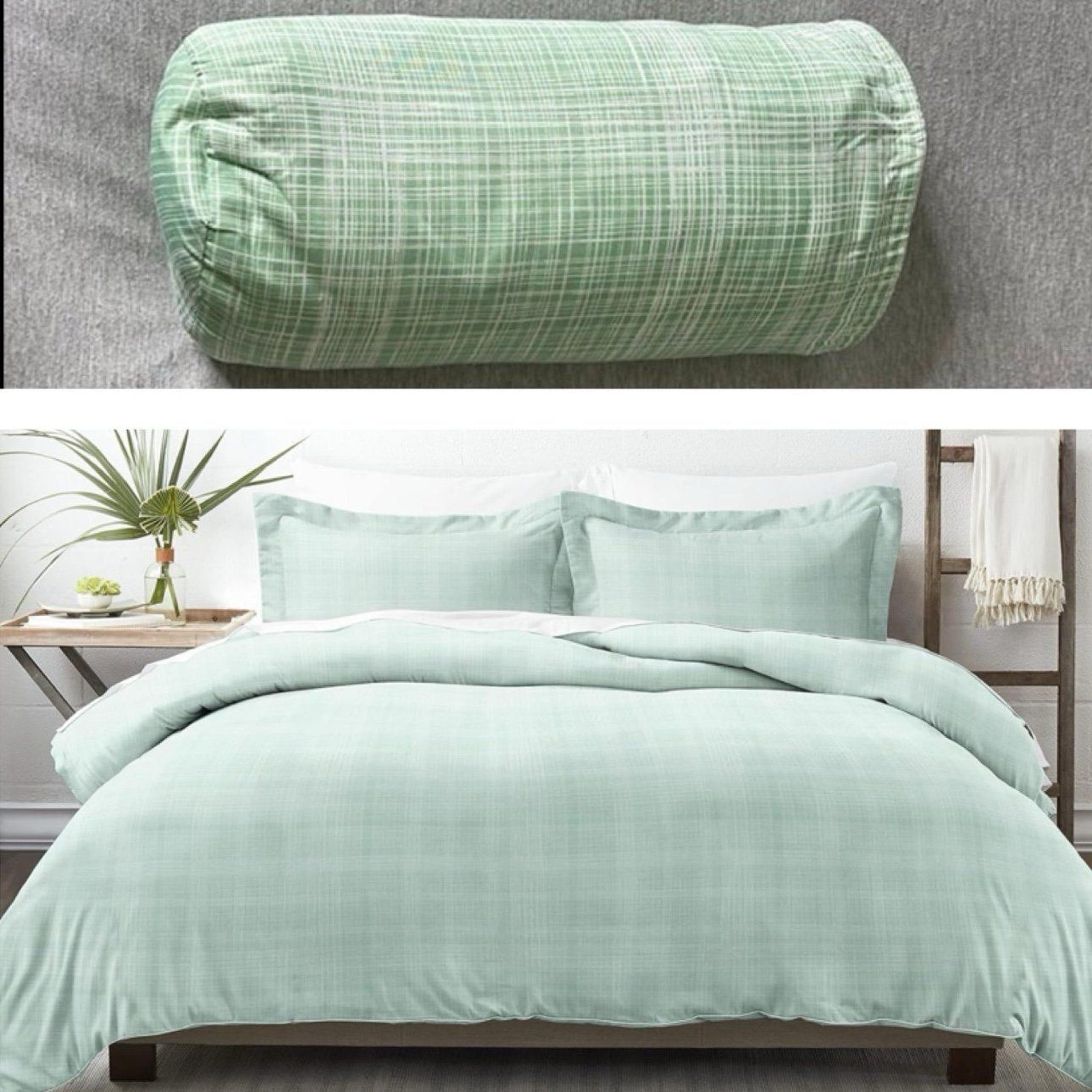 Target Mint Green Ultra Soft Duvet Sheet & Pillowcase 2 PCS. Set - Twin