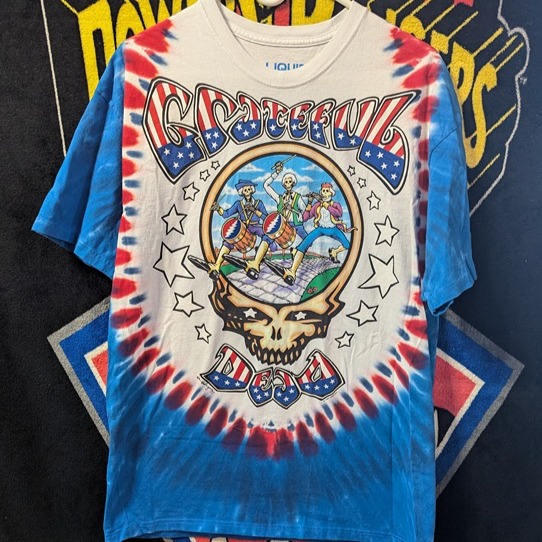 Grateful Dead Wave That Flag Don't Tread on Me Revolutionary Dead T-Shirt sz 2XL