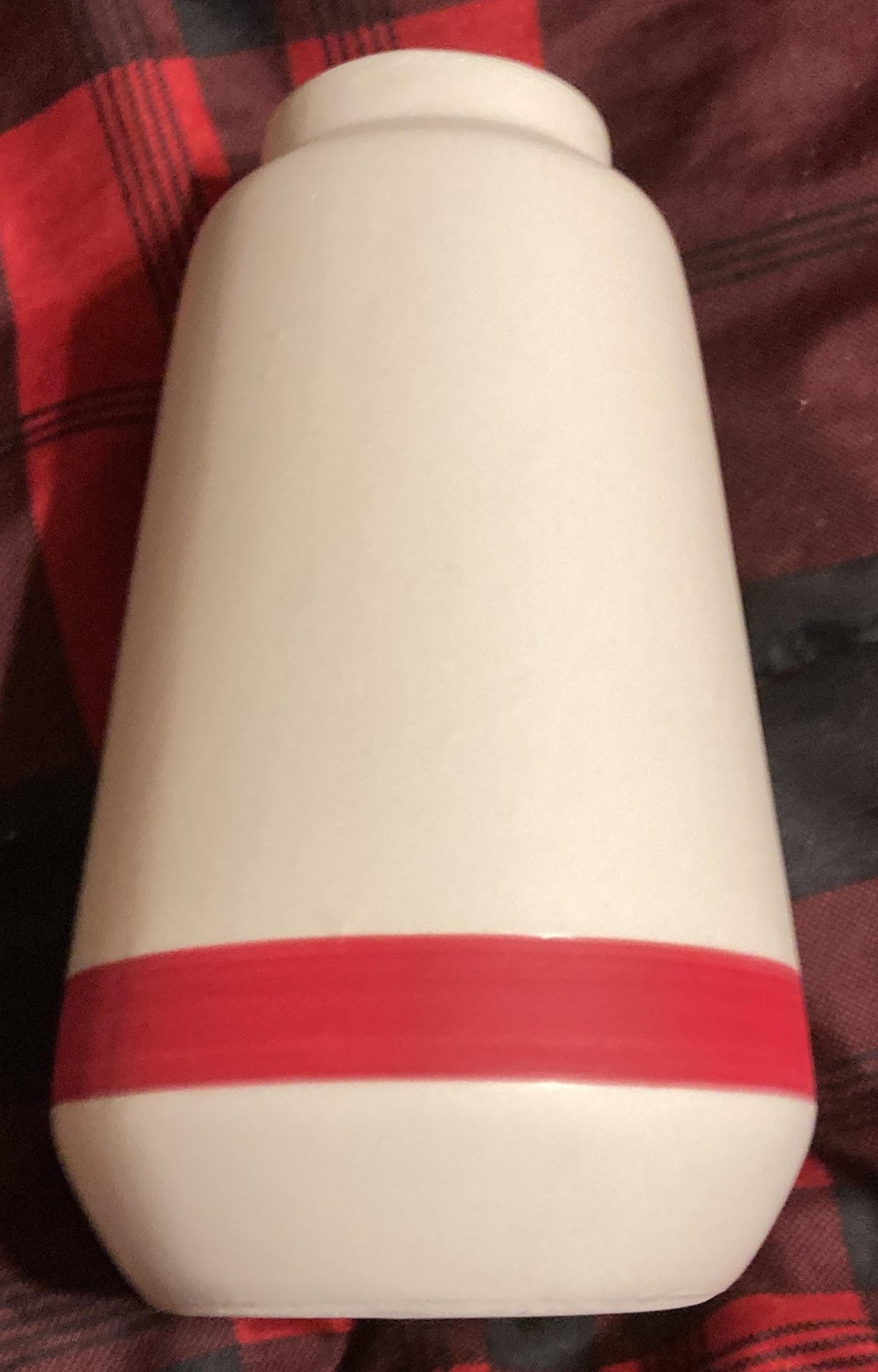 Red and White Ceramic Vase - Target
