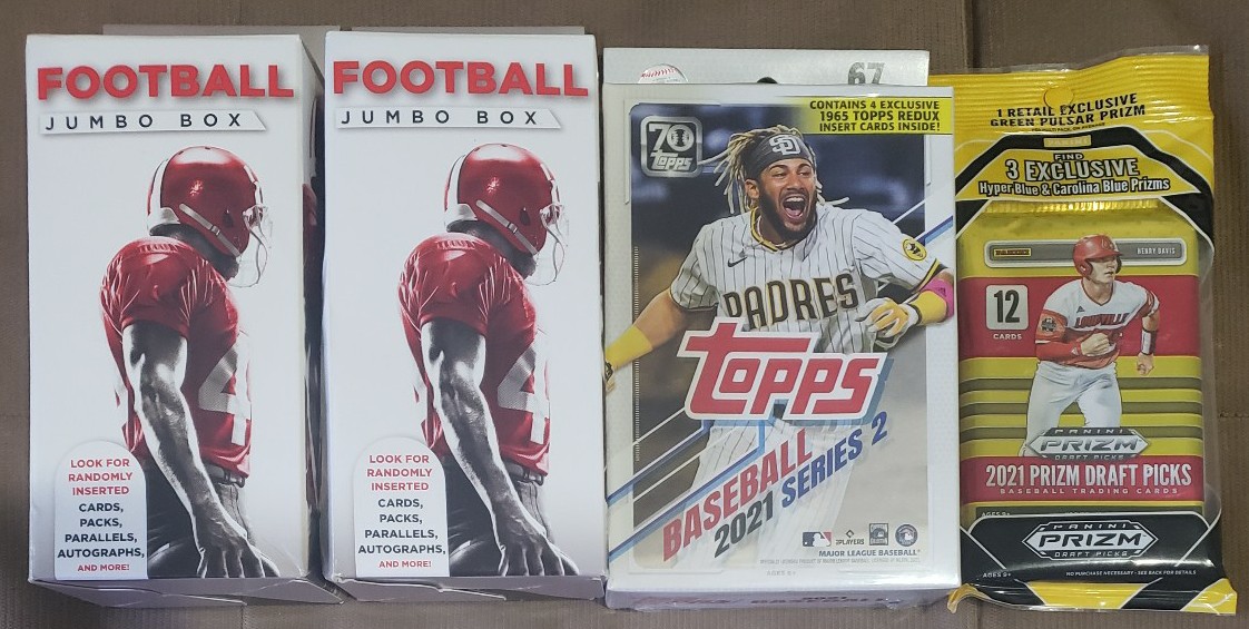 NFL Football & MLB Baseball Topps Panini Sealed Cards Lot Bundle