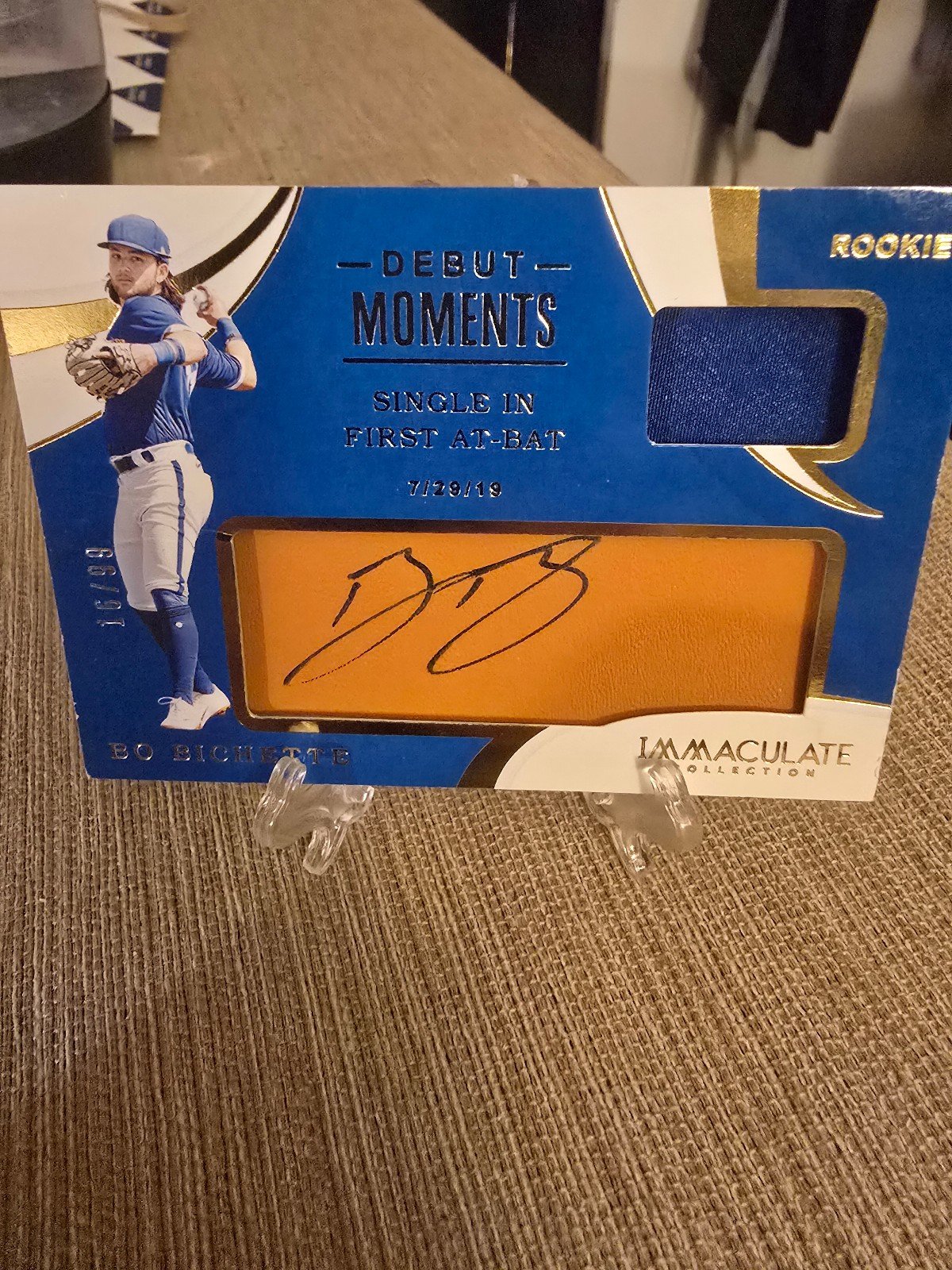 Bo Bichette 2020 debut auto sp