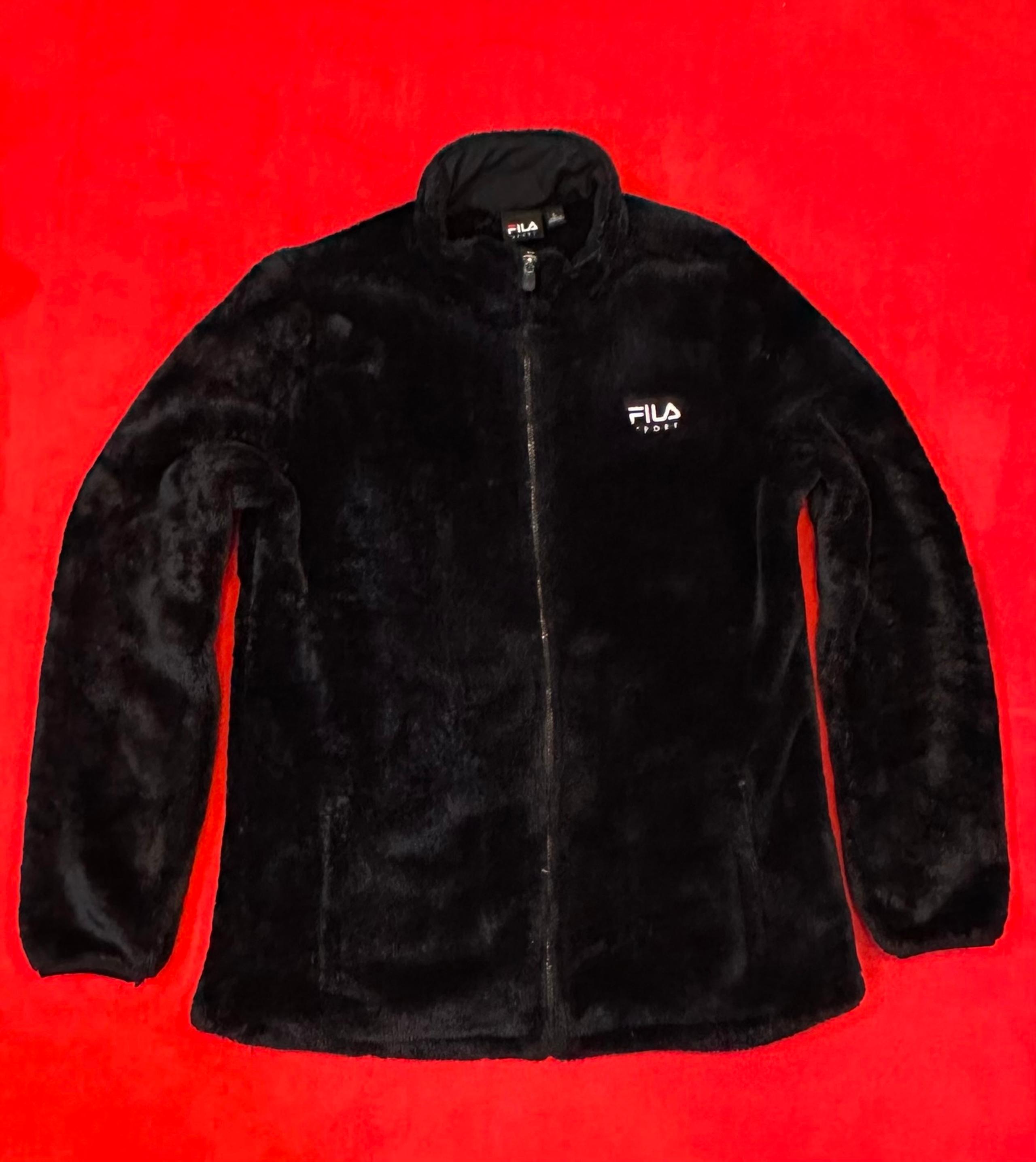 Women’s Fila Faux Fur Zip Up Jacket - Woman’s Large