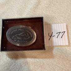 District 23 ~ United Mine Workers of America ~ Belt Buckle