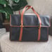 Botteqa Veneta Black Messeger Bag Brown Trim
