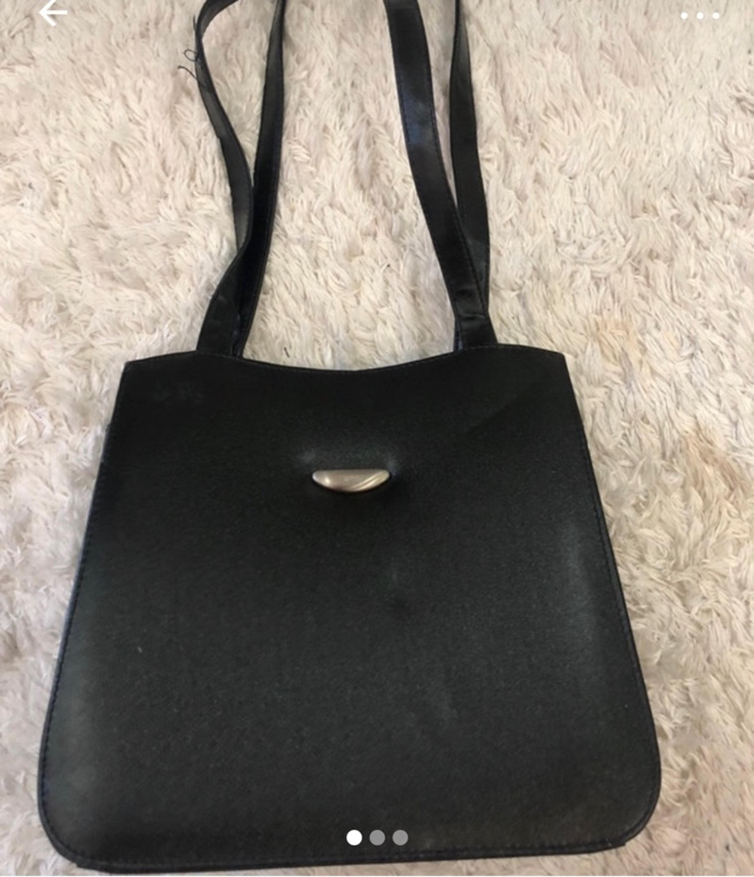 Vintage Classic Esprit Black Shoulder Bag